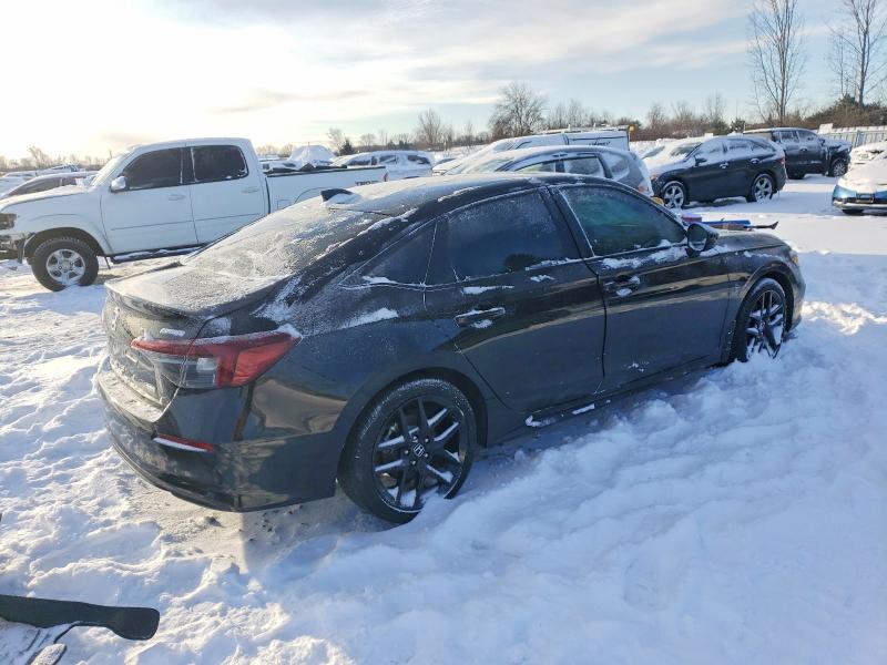2025 Honda Civic VIN 2HGFE4F87SH015241 COPART salvage auction — MECHANICAL, On - Permit Salvage, sold $10,800 on 2026-07-30 (photo 3)
