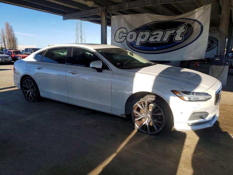 2018 Volvo S90 VIN LVY982MK0JP006759 COPART salvage auction — FRONT END, Ca - Salvage Certificate, sold $150 on 2026-07-21 (photo 4)