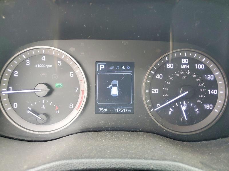 2018 Hyundai Tucson VIN KM8J33A44JU666606 COPART salvage auction — REAR END, Tx - Salvage Vehicle Title, sold $3,250 on 2026-07-27 (photo 9)