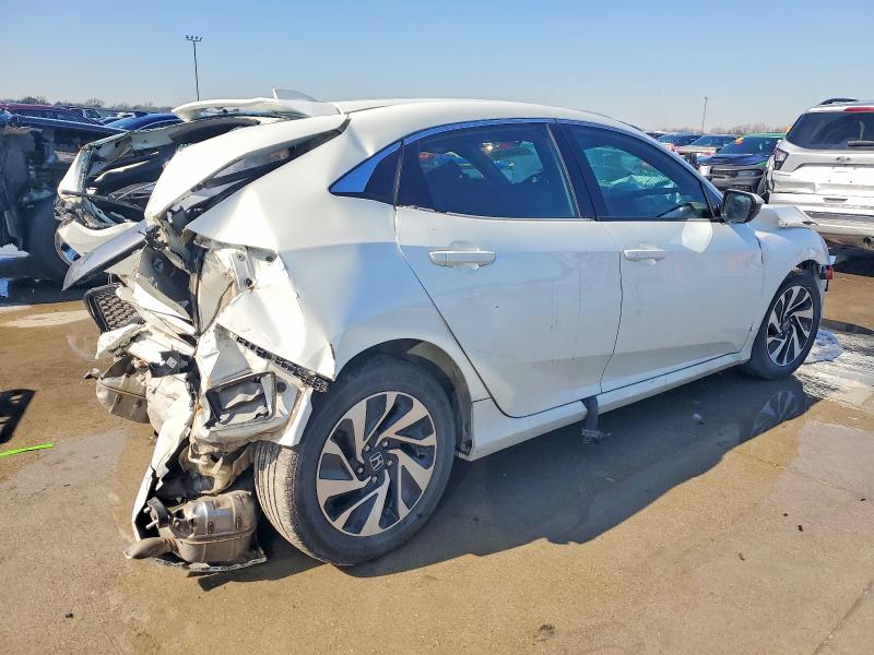 2018 Honda Civic VIN SHHFK7H25JU233621 COPART salvage auction — REAR END, Tx - Salvage Vehicle Title, sold $925 on 2026-07-16 (photo 3)