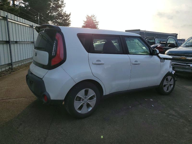 2016 Kia Soul VIN KNDJN2A21G7356573 COPART salvage auction — FRONT END, Oh - Cert Of Title-Salvage, sold $475 on 2026-07-10 (photo 3)