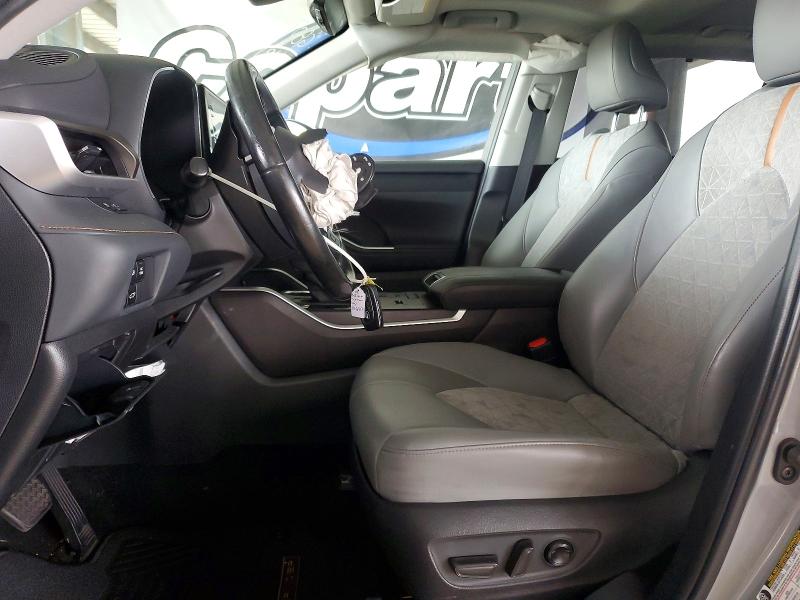 2022 Toyota Highlander hybrid VIN 5TDABRCH3NS552309 COPART salvage auction — FRONT END, CA - SALVAGE CERTIFICATE, sold $14,200 on 2026-08-18 (photo 7)