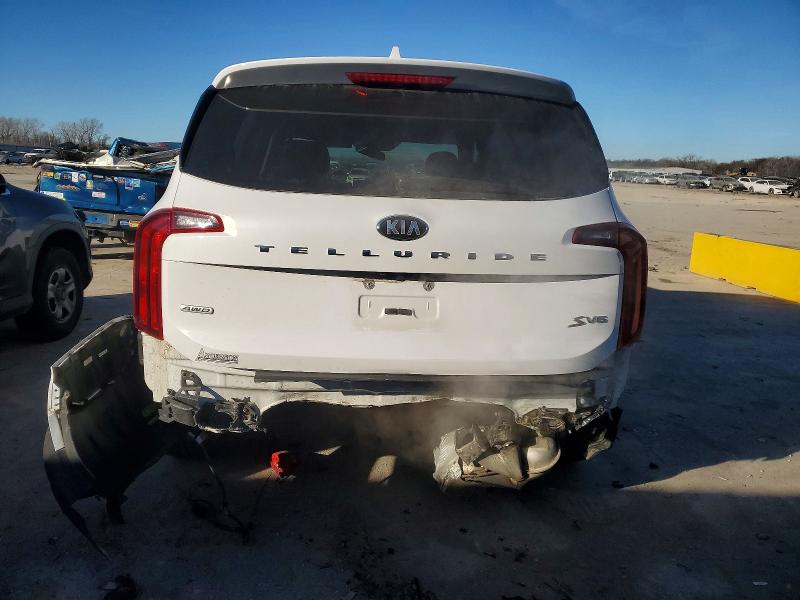 2021 Kia Telluride VIN 5XYP6DHC0MG154596 COPART salvage auction — REAR END, Ks - Cert Of Title-Salvage, sold $9,100 on 2026-07-14 (photo 6)