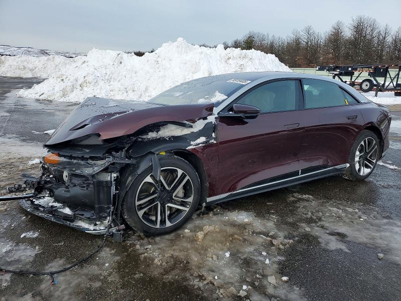 2026 Lucid motors Air VIN 50EA1TEA7TA021135 COPART salvage auction — FRONT END, NY - MV907A-PARTS ONLY, sold $6,300 on 2026-07-27 (photo 1)
