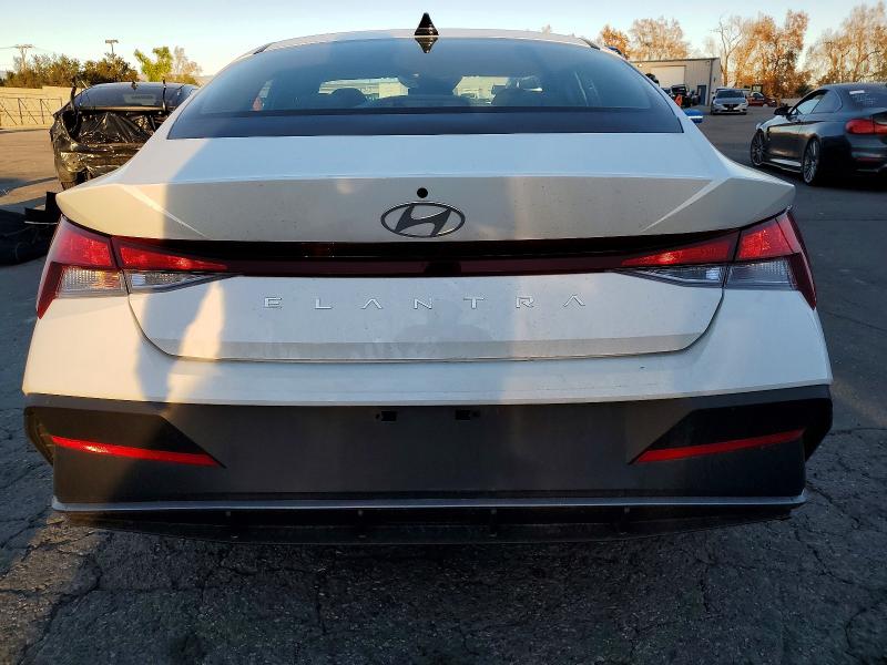 2025 Hyundai Elantra VIN KMHLL4DG6SU054574 COPART salvage auction — FRONT END, Ca - Salvage Certificate, sold $4,400 on 2026-07-02 (photo 6)
