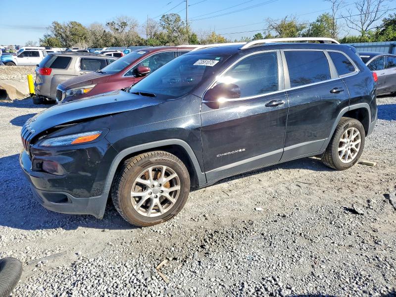 2017 Jeep Cherokee VIN 1C4PJLCB1HW613523 COPART salvage auction — FRONT END, Fl - Cert Of Title Slvg Rebuildable, sold $2,950 on 2026-07-08 (photo 1)