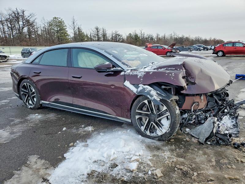 2026 Lucid motors Air VIN 50EA1TEA7TA021135 COPART salvage auction — FRONT END, NY - MV907A-PARTS ONLY, sold $6,300 on 2026-07-27 (photo 4)