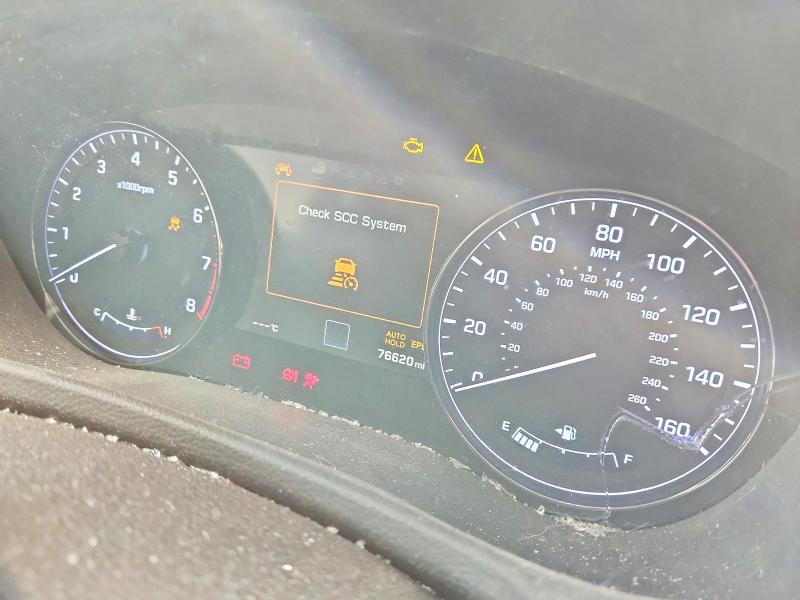 2015 Hyundai Genesis VIN KMHGN4JE1FU069052 COPART salvage auction — FRONT END, Tx - Nonrepairable Title, sold $450 on 2026-07-10 (photo 9)
