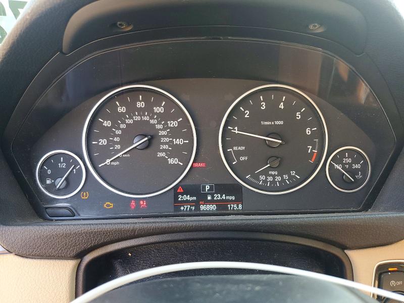 2015 BMW 3er VIN WBA3A5C53FF610041 COPART salvage auction — FRONT END, Salvage Title, sold $1,150 on 2026-07-14 (photo 9)