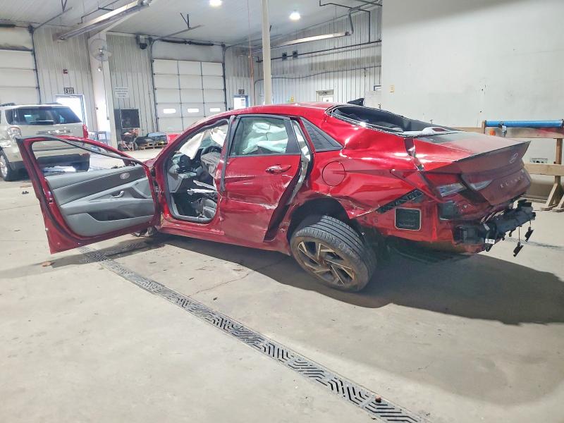 2025 Hyundai Elantra VIN KMHLM4DG1SU963397 COPART salvage auction — ROLLOVER, Salvage Title, sold $900 on 2026-07-20 (photo 2)