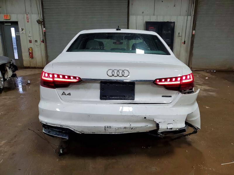 2022 Audi A4 VIN WAUEAAF44NA021029 COPART salvage auction — REAR END, Il - Salvage Certificate, sold $500 on 2026-07-21 (photo 6)