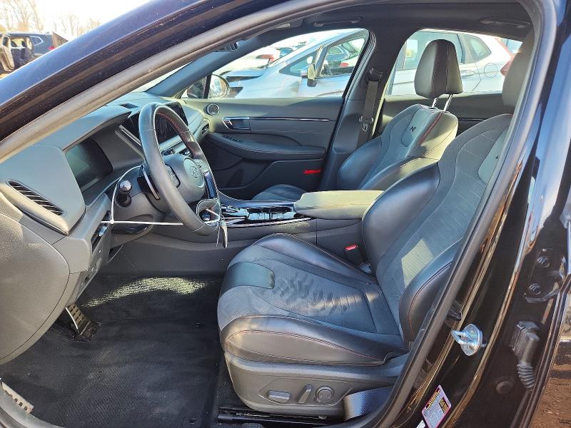 2022 Hyundai Sonata VIN KMHL14JC6NA217933 COPART salvage auction — FRONT END, Id - Salvage Certificate Of Title, sold $5,300 on 2026-07-07 (photo 7)