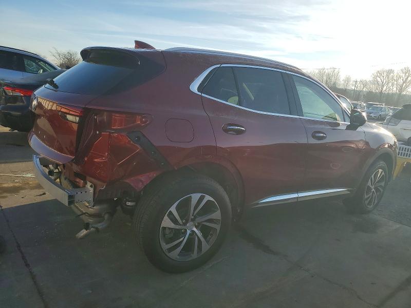 2021 Buick Envision VIN LRBFZNR4XMD086062 COPART salvage auction — REAR END, Ky - Cert Of Title-Salvage, sold $5,700 on 2026-07-28 (photo 3)