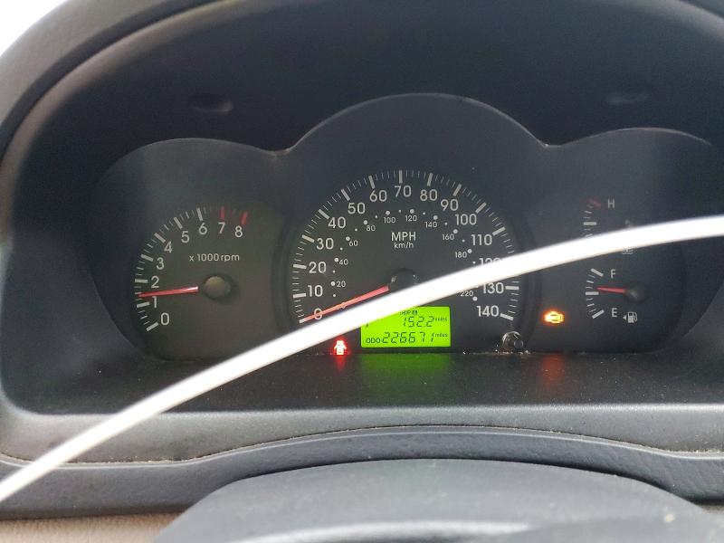 2006 Kia Spectra VIN KNAFE121865285532 COPART salvage auction — FRONT END, Tn - Salvage Certificate, sold $425 on 2026-07-09 (photo 9)