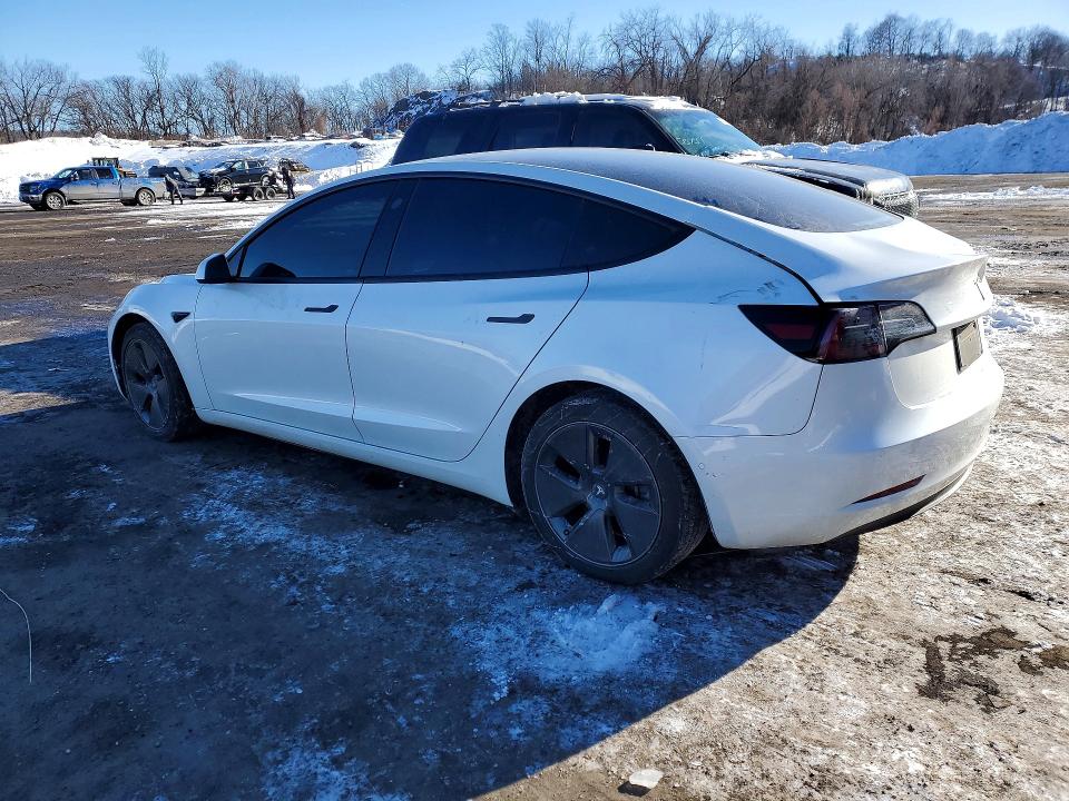 2022 Tesla Model 3 VIN 5YJ3E1EB0NF337145 COPART salvage auction — REAR END, Tx - Salvage Vehicle Title, sold $4,950 on 2026-07-28 (photo 2)