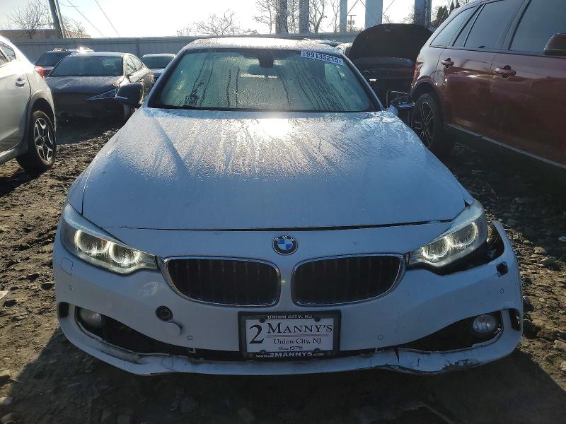 2015 BMW 4 series VIN WBA3V7C57FP772278 COPART salvage auction — SIDE, Nj - Cert Of Title-Salvage, sold $1,000 on 2026-08-03 (photo 5)