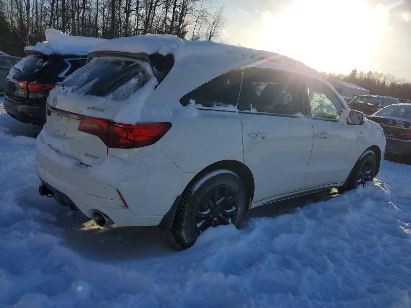 2019 Acura Mdx VIN 5J8YD4H07KL800459 COPART salvage auction — FRONT END, On - Permit No Brand - Unfit, sold $7,600 on 2026-07-30 (photo 3)