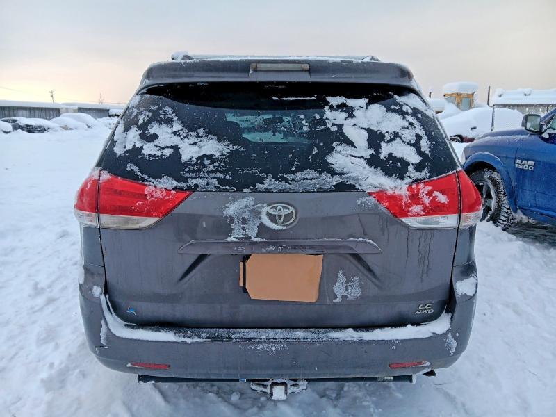 2011 Toyota Sienna VIN 5TDJK3DC5BS019308 COPART salvage auction — FRONT END, Ak - Bill Of Sale- Salvage, sold $450 on 2026-07-07 (photo 6)