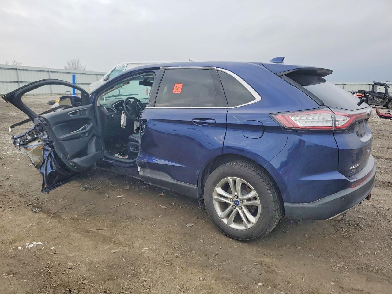 2016 Ford Edge VIN 2FMPK4J98GBC67839 COPART salvage auction — Side, IN - CERT OF TITLE-SALVAGE TITLE, sold $1,550 on 2026-07-09 (photo 2)