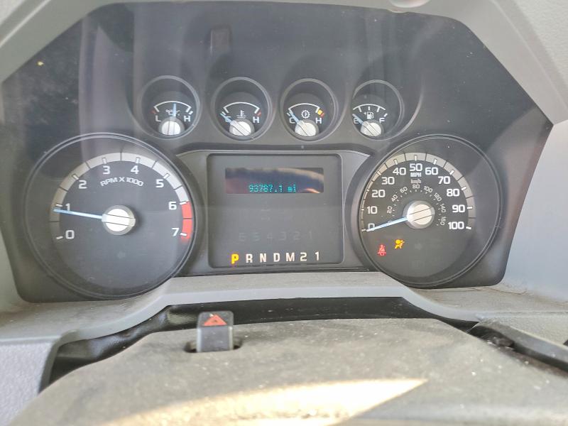 2013 Ford F-250 VIN 1FTBF2A68DEB81802 COPART salvage auction — MINOR DENT/SCRATCHES, CA - APP FOR DUP CLEAN OR AC, sold $1,400 on 2026-07-09 (photo 9)