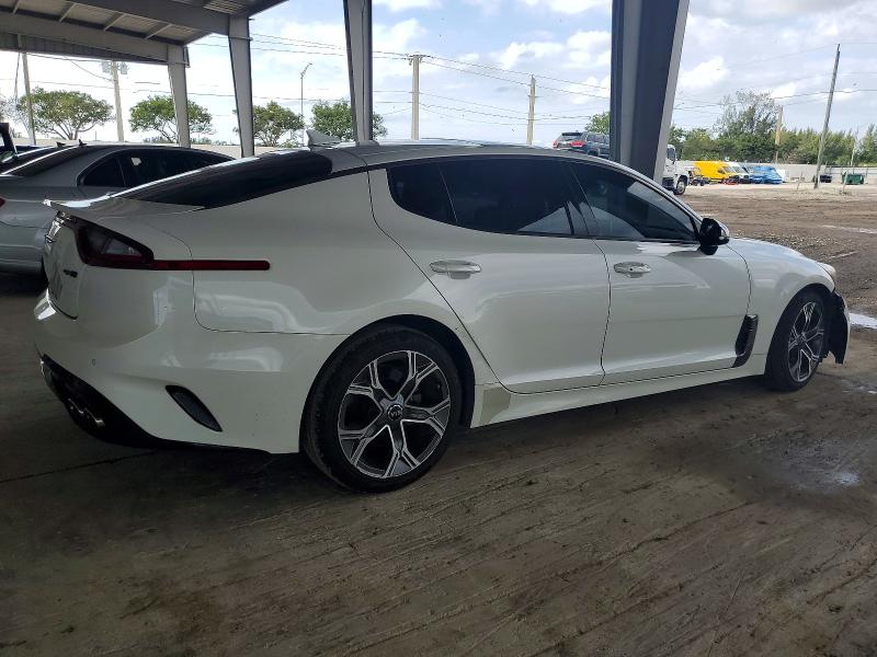 2021 Kia Stinger VIN KNAE15LA0M6097222 COPART salvage auction — FRONT END, Fl - Certificate Of Destruction, sold $3,100 on 2026-07-08 (photo 3)