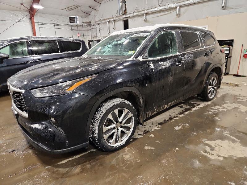 2024 Toyota Highlander VIN 5TDKDRBH0RS550555 COPART salvage auction — REAR END, VT - CERT OF TITLE-PARTS ONLY SALVA, sold $18,500 on 2026-07-13 (photo 1)