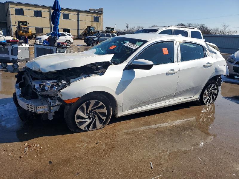 2018 Honda Civic VIN SHHFK7H25JU233621 COPART salvage auction — REAR END, Tx - Salvage Vehicle Title, sold $925 on 2026-07-16 (photo 1)