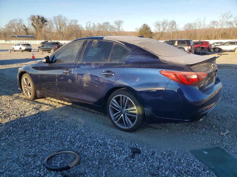 2021 Infiniti Q50 VIN JN1FV7DR6MM880782 COPART salvage auction — SIDE, NY - MV-907A SALVAGE CERTIFICATE, sold $13,000 on 2026-07-27 (photo 2)