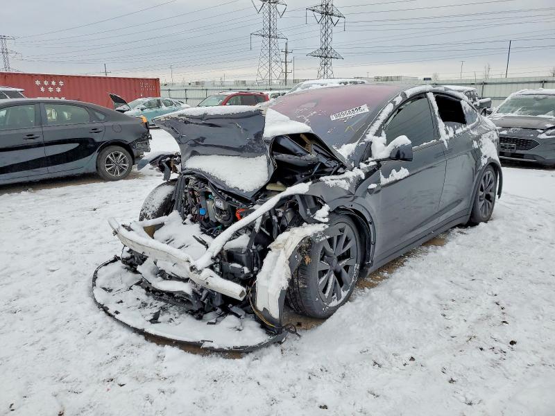 2024 Tesla Model x VIN 7SAXCDE54RF445506 COPART salvage auction — Front End, IL - SALVAGE CERTIFICATE, sold $15,700 on 2026-04-21 (photo 1)