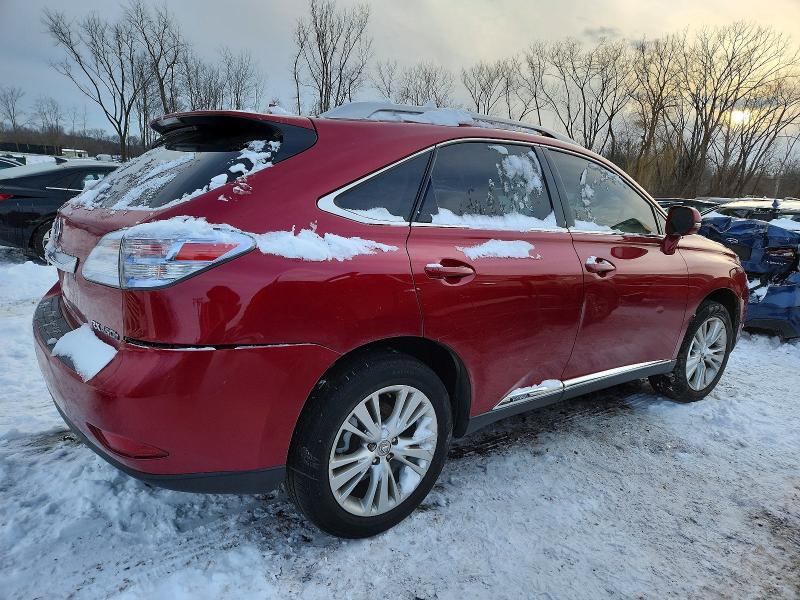 2010 Lexus Rx 450h VIN JTJBC1BA1A2016318 COPART salvage auction — MINOR DENT/SCRATCHES, Nh - Cert Of Title-Parts Only, sold $1,100 on 2026-07-26 (photo 3)