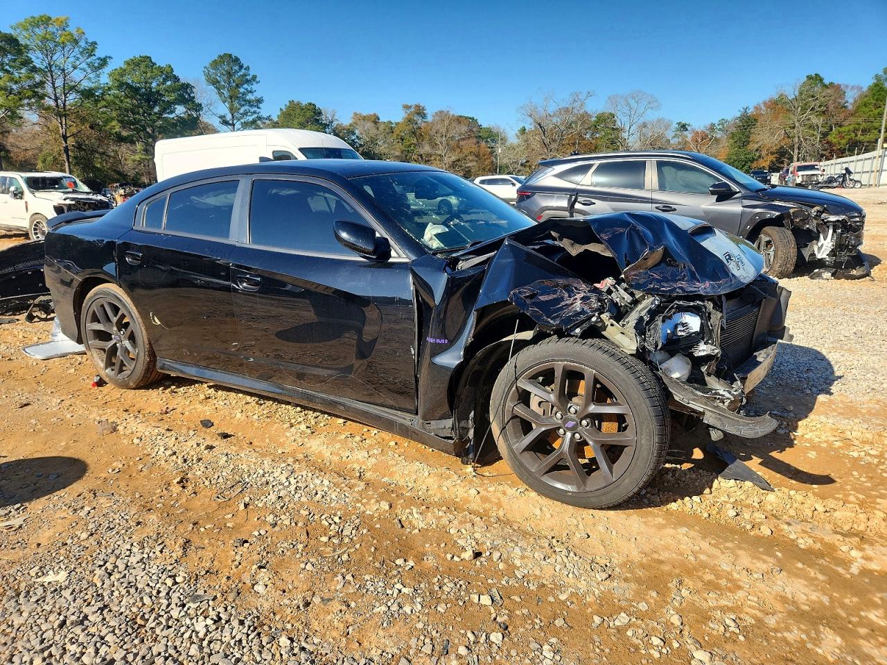 2019 Dodge Charger VIN 2C3CDXCT2KH633103 COPART salvage auction — Front End, AL - CERT OF TITLE-SALVAGE TITLE, sold $1,850 on 2026-07-06 (photo 4)