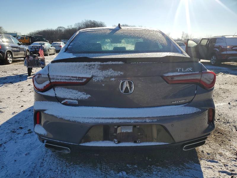 2022 Acura Tlx VIN 19UUB6F58NA002812 COPART salvage auction — UNDERCARRIAGE, Md - Cert Of Salvage-Recovered Stol, sold $8,400 on 2026-07-23 (photo 6)
