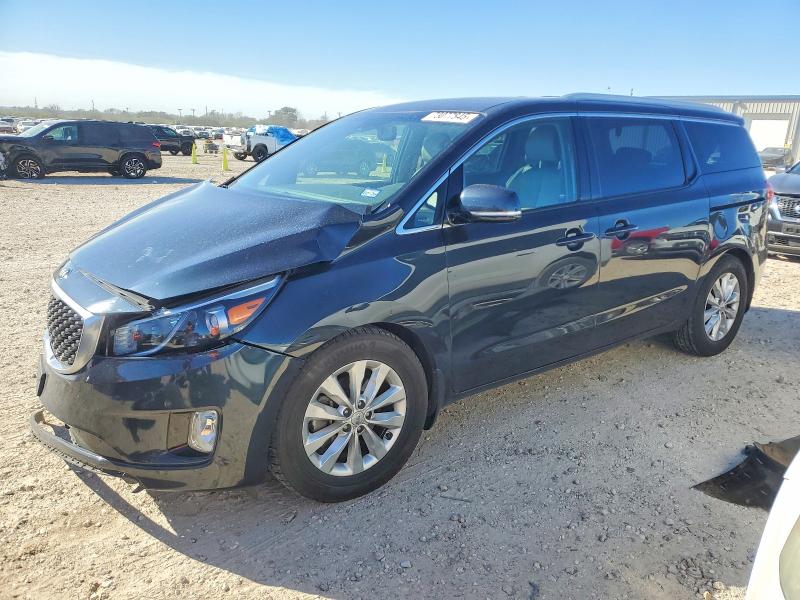 2017 Kia SEDONA VIN KNDMC5C12H6263481 COPART salvage auction — FRONT END, Tx - Certificate Of Title, sold $1,700 on 2026-07-16 (photo 1)