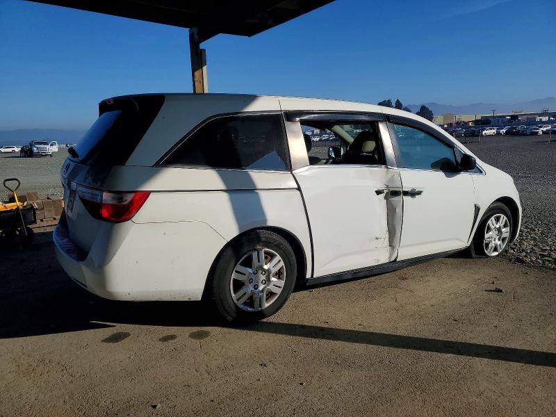 2013 Honda Odyssey VIN 5FNRL5H23DB048892 COPART salvage auction — SIDE, Ca - Salvage Certificate, sold $1,250 on 2026-07-09 (photo 3)