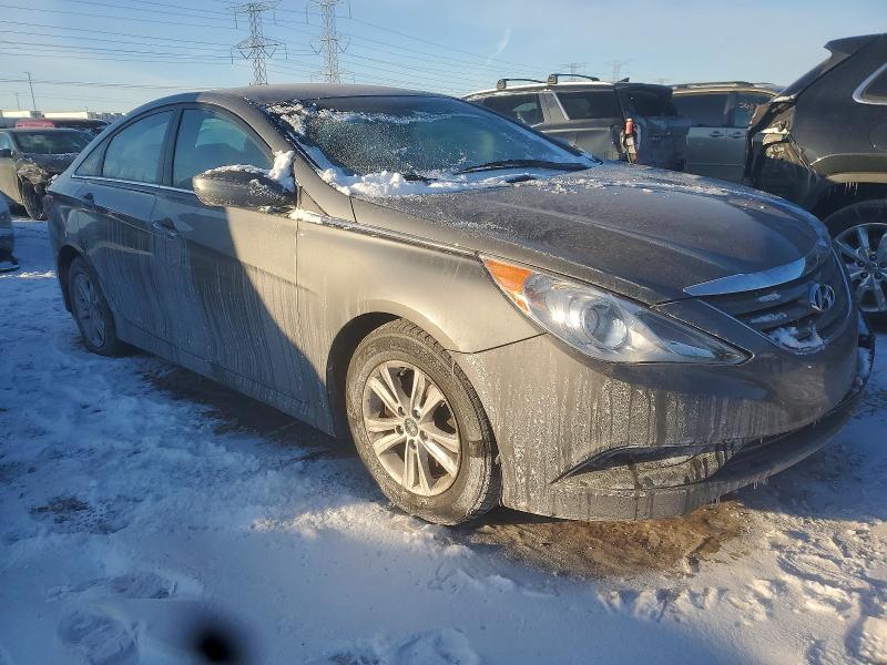 2014 Hyundai Sonata VIN 5NPEB4AC9EH924267 COPART salvage auction — FRONT END, Il - Salvage Certificate, sold $250 on 2026-07-28 (photo 4)