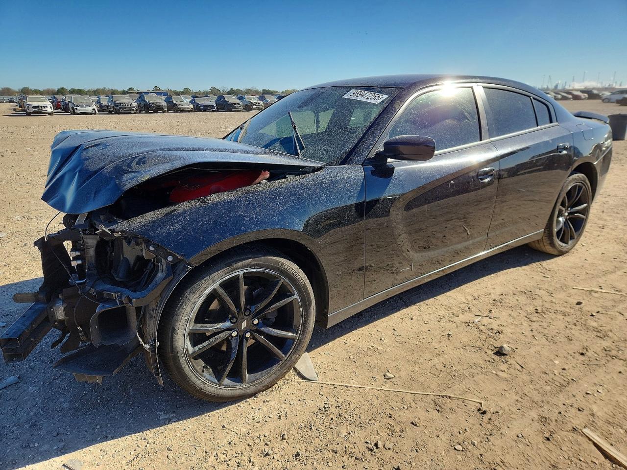 2018 Dodge Charger VIN 2C3CDXBG0JH272411 COPART salvage auction — Front End, TX - CERTIFICATE OF TITLE, sold $1,650 on 2026-07-09 (photo 1)