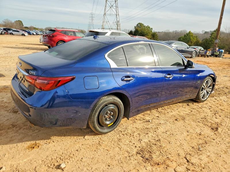 2018 Infiniti Q50 VIN JN1EV7AR2JM445964 COPART salvage auction — FRONT END, Nc - Salvage Certificate Of Title, sold $1,750 on 2026-07-20 (photo 3)