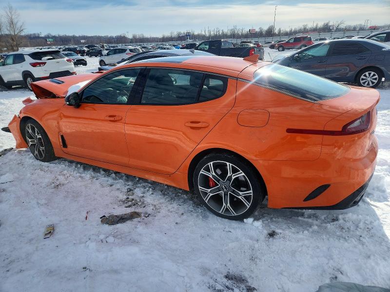 2019 Kia Stinger VIN KNAE35LC6K6070924 COPART salvage auction — FRONT END, Il - Salvage Certificate, sold $4,750 on 2026-07-13 (photo 2)