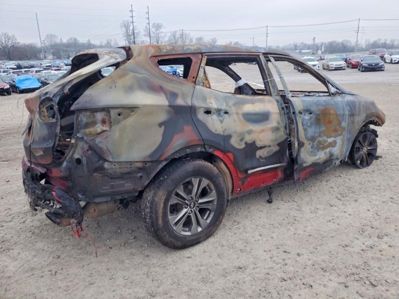 2016 Hyundai Santa fe VIN 5XYZTDLB6GG346898 COPART salvage auction — BURN, KY - BILL OF SALE/PART ONLY/NO TITL, sold $150 on 2026-07-22 (photo 3)