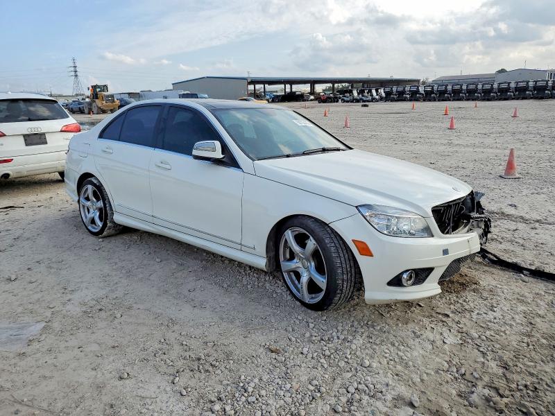 2008 Mercedes-benz C class VIN WDDGF54XX8R010890 COPART salvage auction — FRONT END, TX - SALVAGE VEHICLE TITLE (P), sold $650 on 2026-07-31 (photo 4)