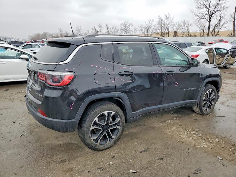 2022 Jeep Compass VIN 3C4NJDCB3NT111739 COPART salvage auction — FRONT END, Mo - Salvage Certificate Of Title, sold $3,400 on 2026-07-03 (photo 3)