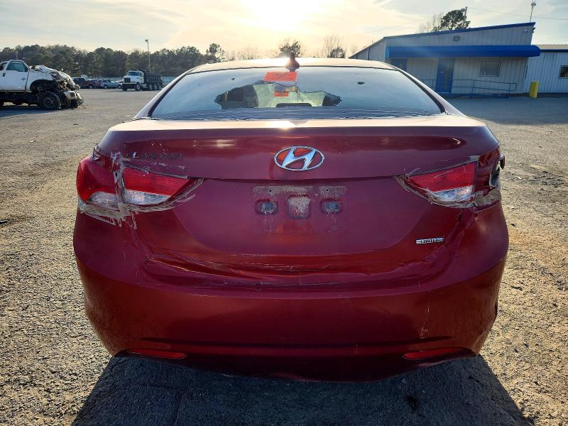 2011 Hyundai Elantra VIN KMHDH4AE5BU096551 COPART salvage auction — FRONT END, La - Cert Of Title-Salvage, sold $550 on 2026-07-03 (photo 6)