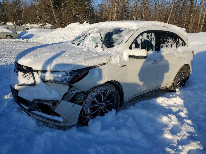 2019 Acura Mdx VIN 5J8YD4H07KL800459 COPART salvage auction — FRONT END, On - Permit No Brand - Unfit, sold $7,600 on 2026-07-30 (photo 1)