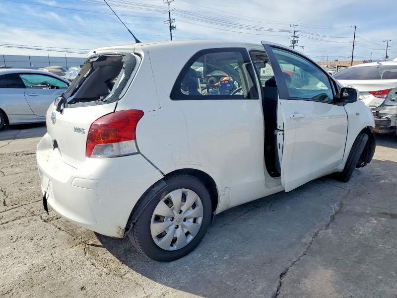 2010 Toyota Yaris VIN JTDJT4K39A5316298 COPART salvage auction — FRONT END, Ca - Non-Repairable Vehicle Cert, sold $250 on 2026-07-29 (photo 3)