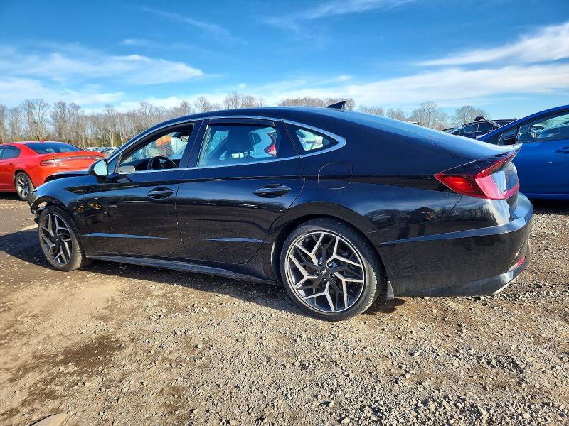 2022 Hyundai Sonata VIN KMHL14JC6NA217933 COPART salvage auction — FRONT END, Id - Salvage Certificate Of Title, sold $5,300 on 2026-07-07 (photo 2)