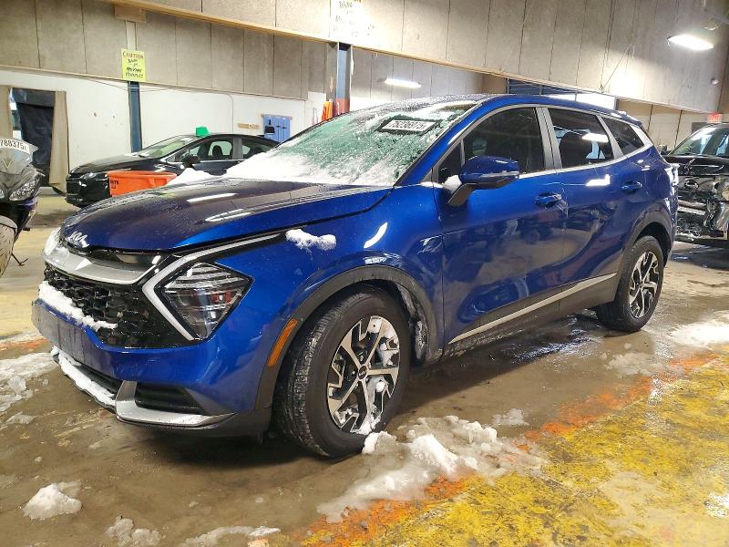 2025 Kia Sportage VIN 5XYK33DF6SG260044 COPART salvage auction — FRONT END, In - Cert Of Title-Salvage Title, sold $7,500 on 2026-07-10 (photo 1)