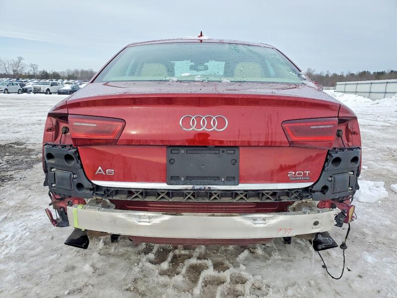 2017 Audi A6 VIN WAUG8AFCXHN127560 COPART salvage auction — REAR END, VA - CERT OF TITLE - SALVAGE, sold $4,850 on 2026-07-08 (photo 6)
