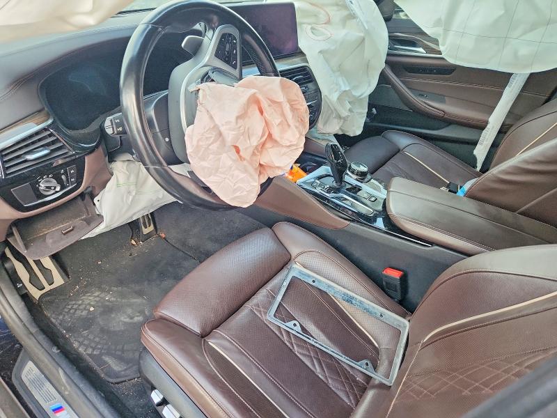 2022 BMW M550i xdrive VIN WBA13BK05NCJ42318 COPART salvage auction — FRONT END, Tx - Salvage Vehicle Title, sold $1,350 on 2026-07-23 (photo 8)