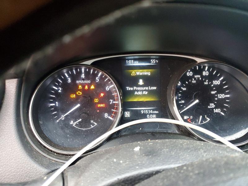 2016 Nissan Rogue VIN KNMAT2MT1GP635872 COPART salvage auction — FRONT END, Salvage Title, sold $250 on 2026-07-16 (photo 9)