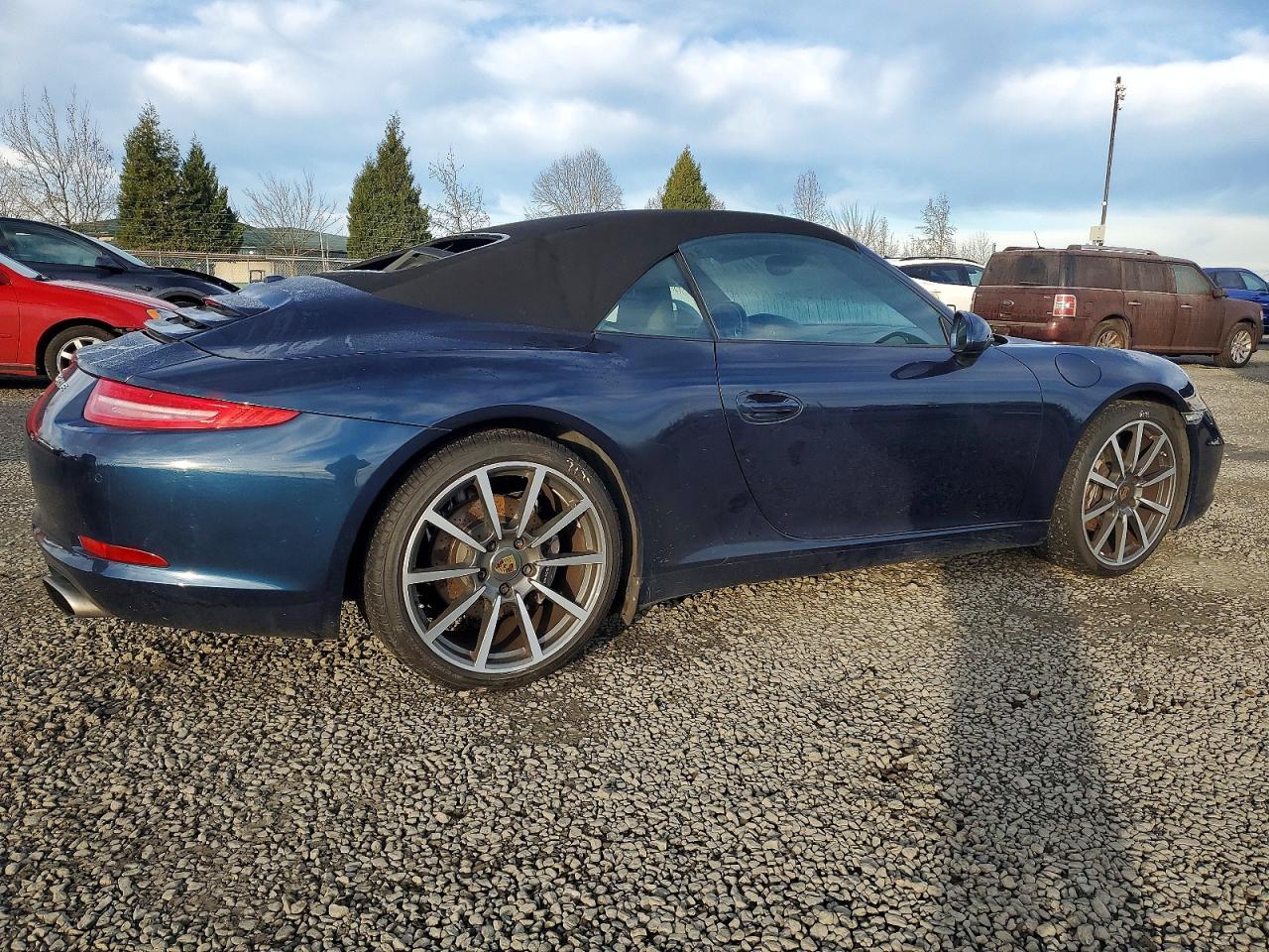 2013 Porsche 911 VIN WP0CA2A95DS140199 COPART salvage auction — Burn Engine, OR - SALVAGE TITLE CERTIFICATE, sold $17,200 on 2026-05-12 (photo 3)